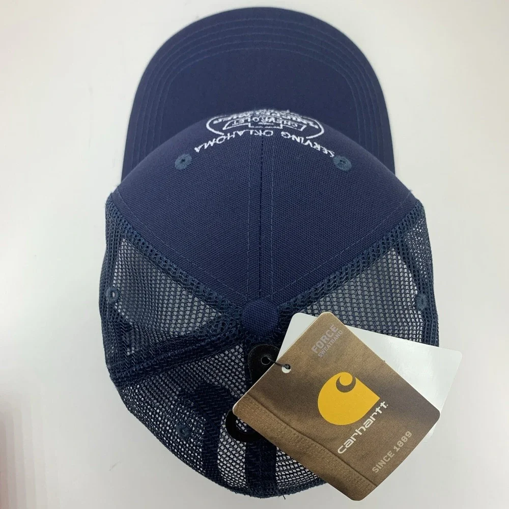 Knippelmier Chevrolet Hat Carhartt Blue Mesh Trucker OSFA Adjustable Snapback
